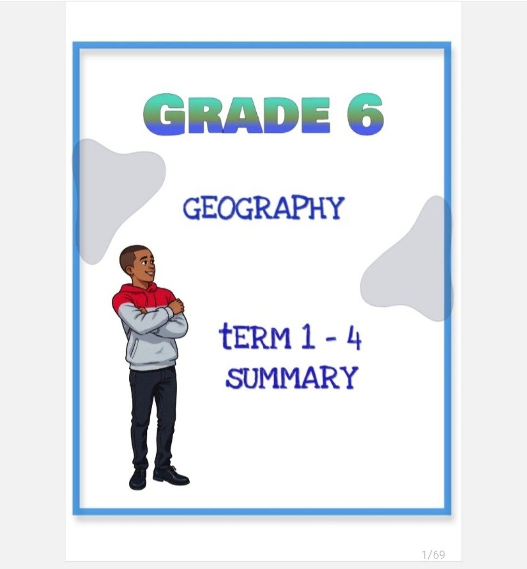 Grade 6 Geography Summary (Term 1 - 4)