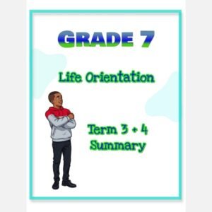 Grade 7 Life Orientation Summary (Term 3 + 4)