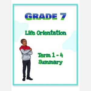 Grade 7 Life Orientation Summary (Term 1- 4)