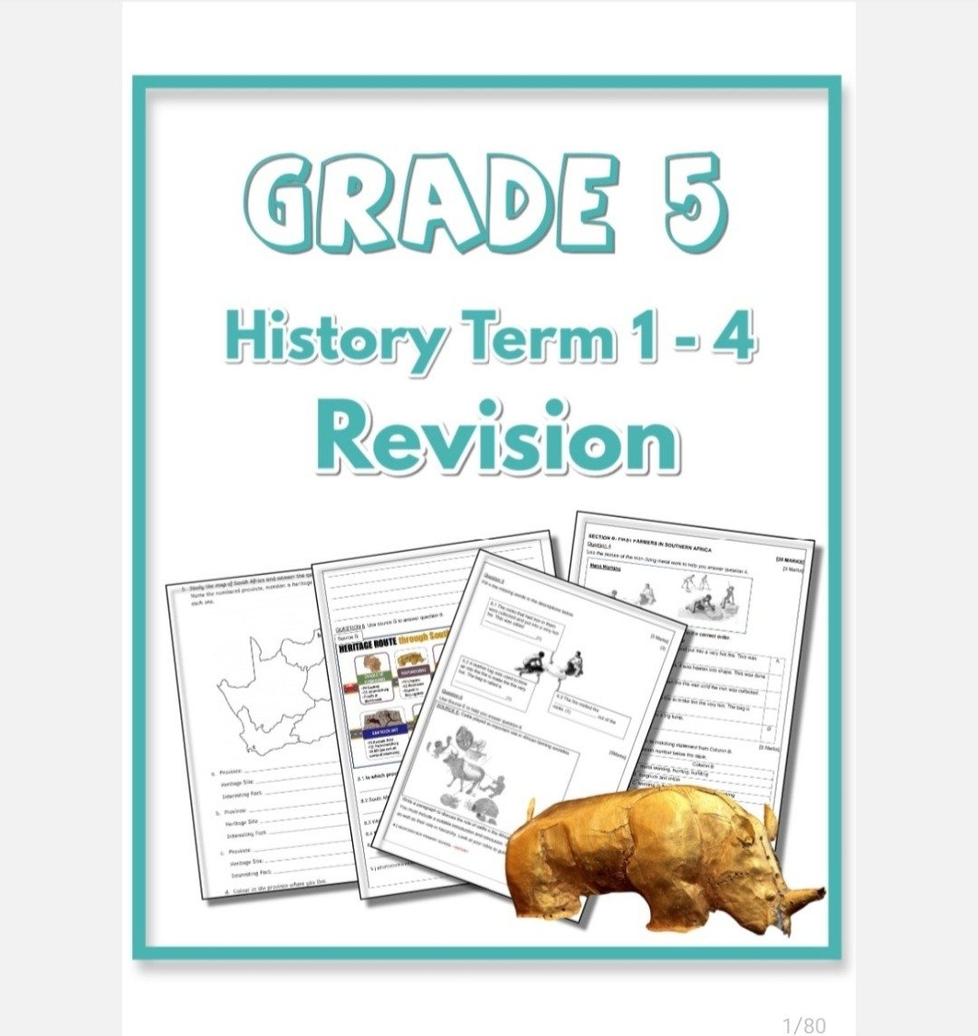 Grade 5 History Revision (Term 1 – 4)